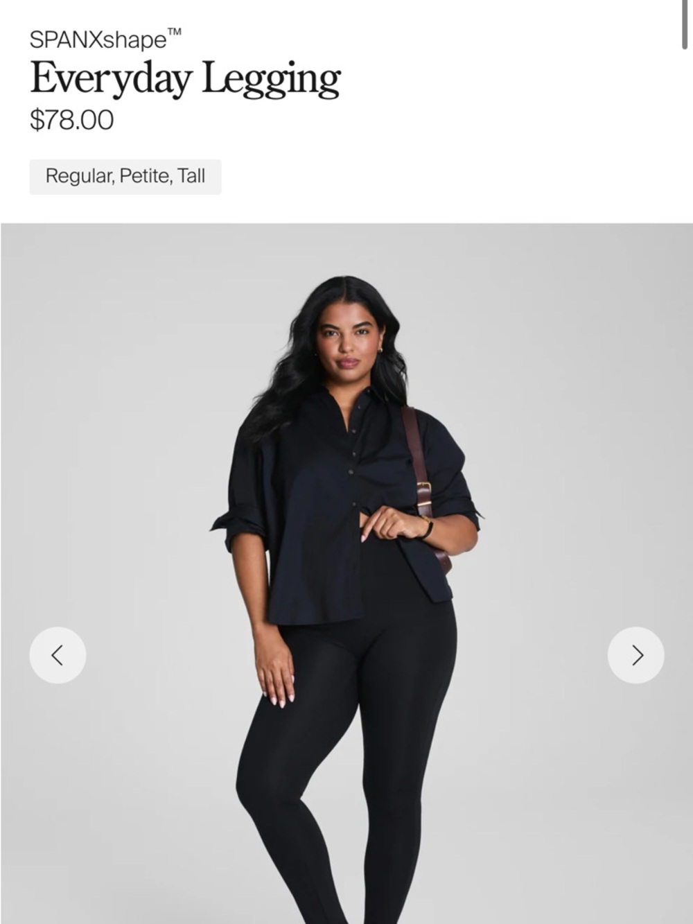 SPANX Everyday High-Rise Legging - Black